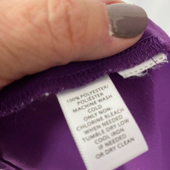 LOFT Purple Sleeveless Dress - Picture 5 of 6